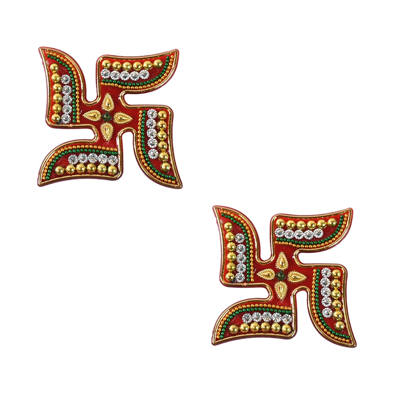 Decorative Swastik Sticker (2Pc Set) Decorative Swastik Sticker (2Pc Set)